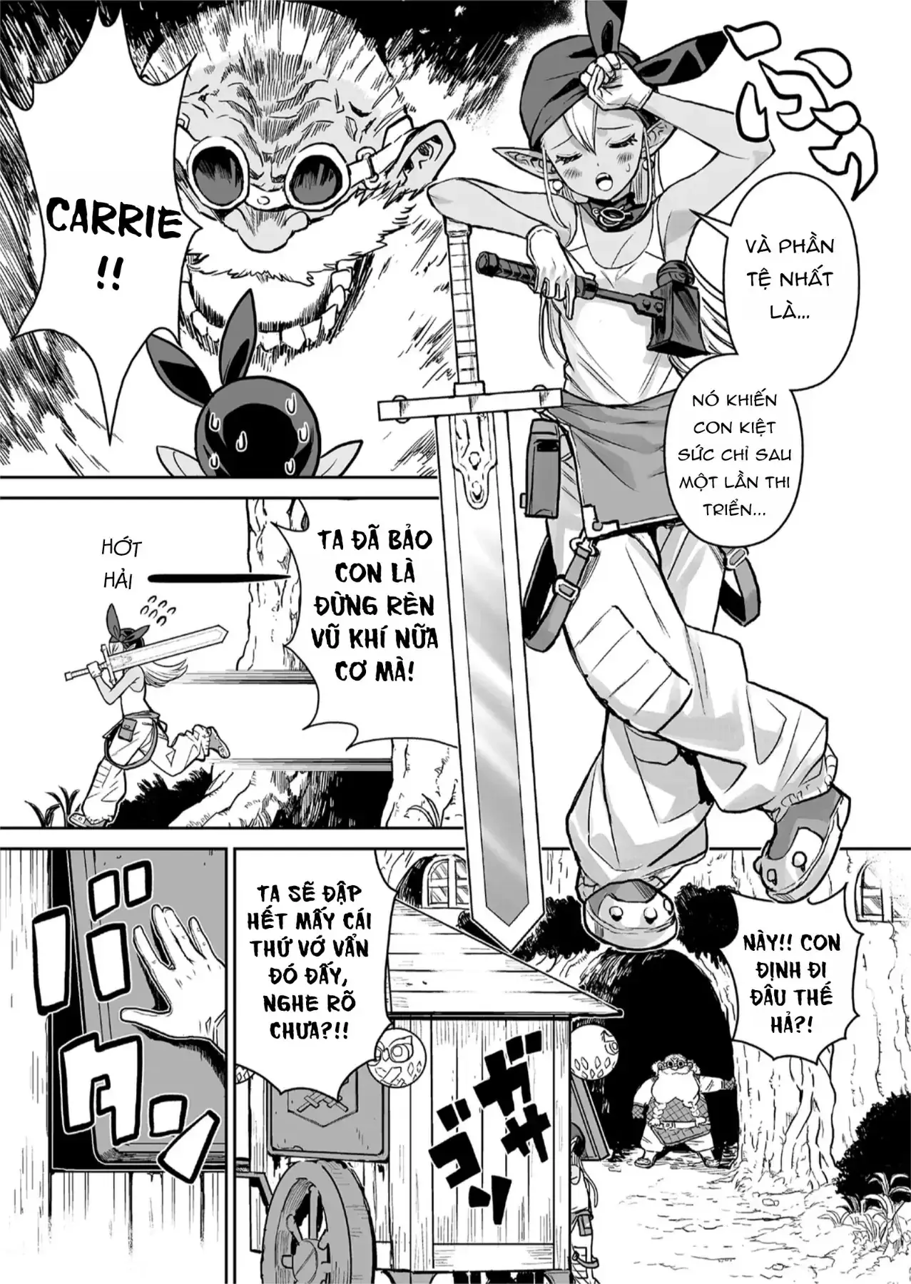 Abandoned ~Tsuyosugite Buki Ga Kowareru Yuusha To Buki Shokunin No Elf~ Chapter 1 - Trang 10