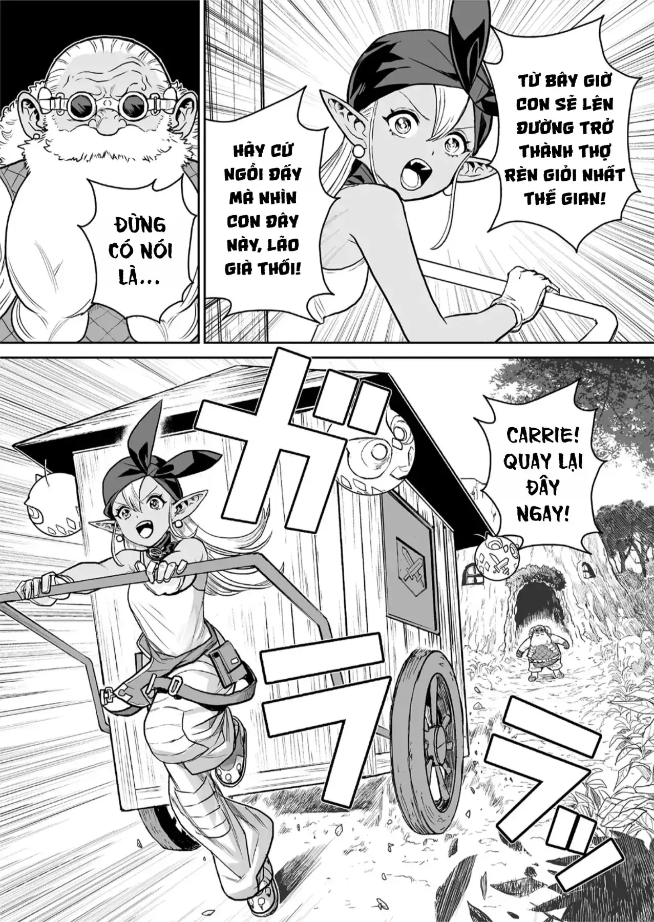 Abandoned ~Tsuyosugite Buki Ga Kowareru Yuusha To Buki Shokunin No Elf~ Chapter 1 - Trang 11