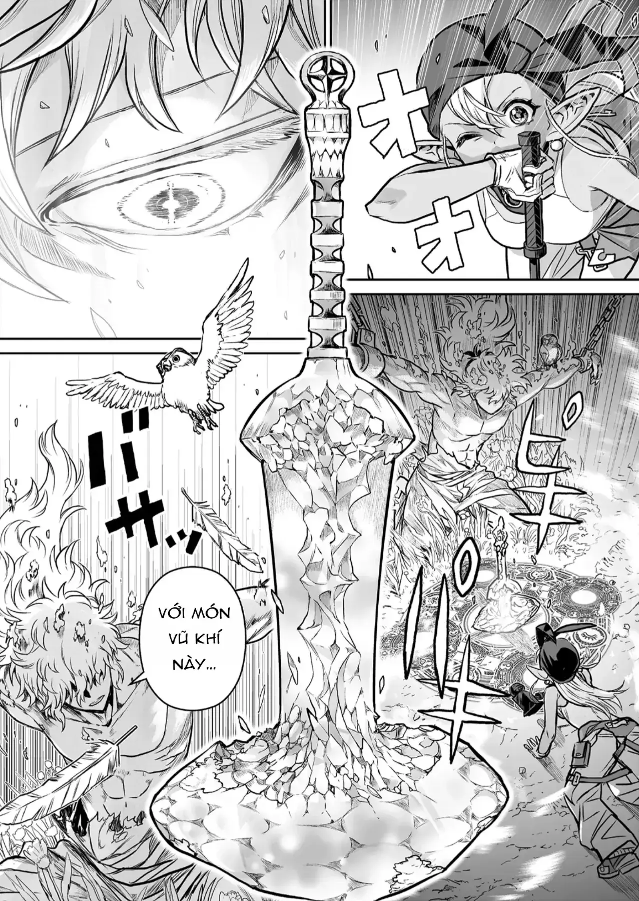 Abandoned ~Tsuyosugite Buki Ga Kowareru Yuusha To Buki Shokunin No Elf~ Chapter 1 - Trang 36