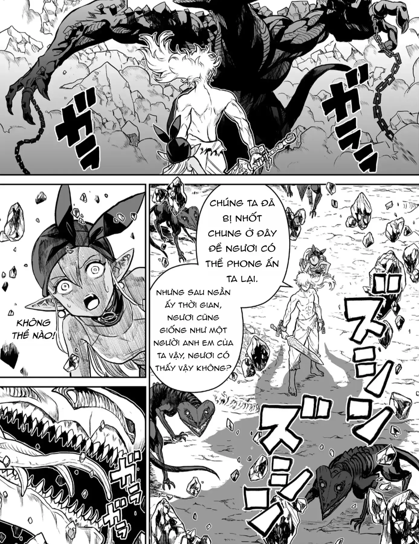 Abandoned ~Tsuyosugite Buki Ga Kowareru Yuusha To Buki Shokunin No Elf~ Chapter 1 - Trang 39