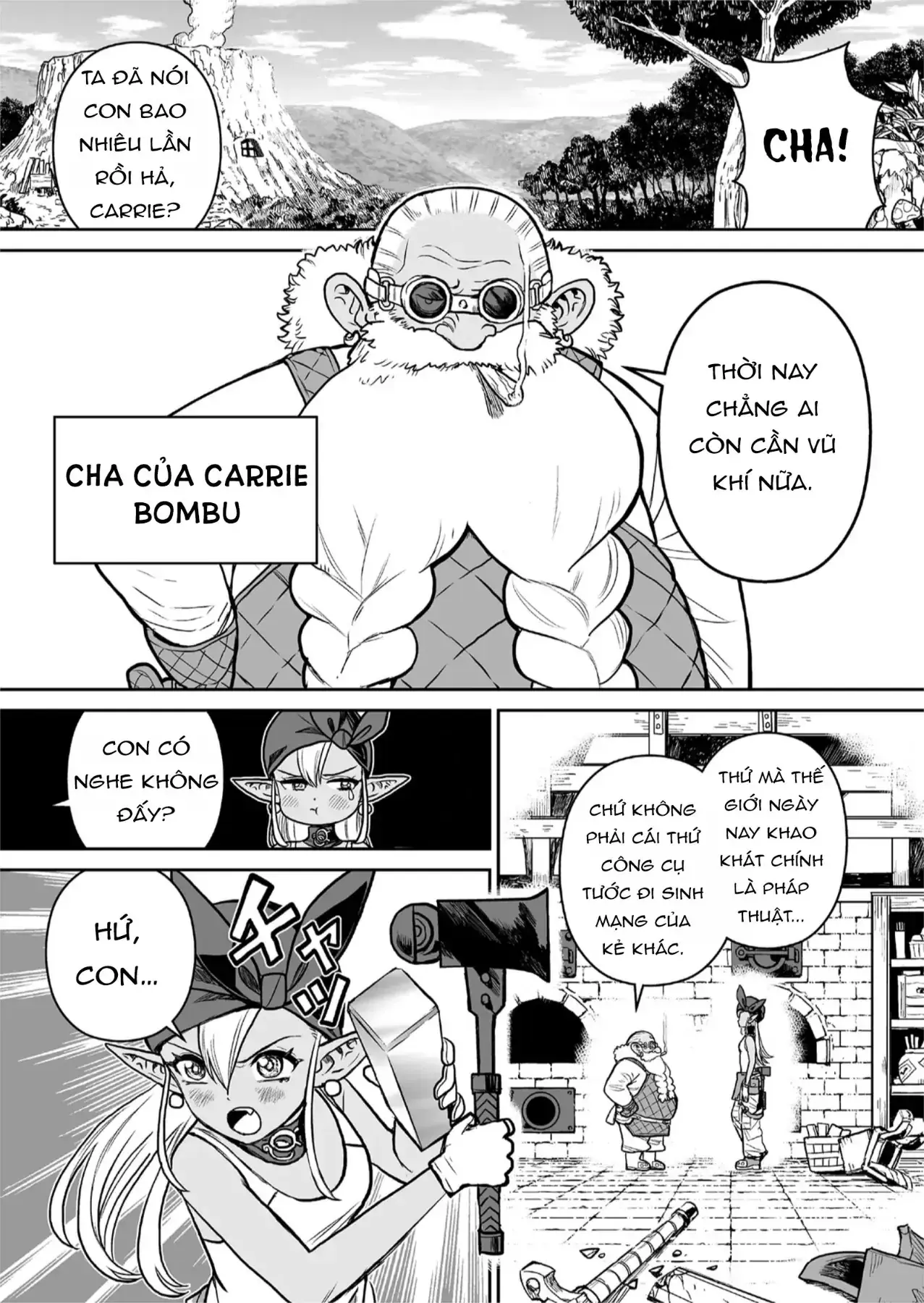 Abandoned ~Tsuyosugite Buki Ga Kowareru Yuusha To Buki Shokunin No Elf~ Chapter 1 - Trang 7