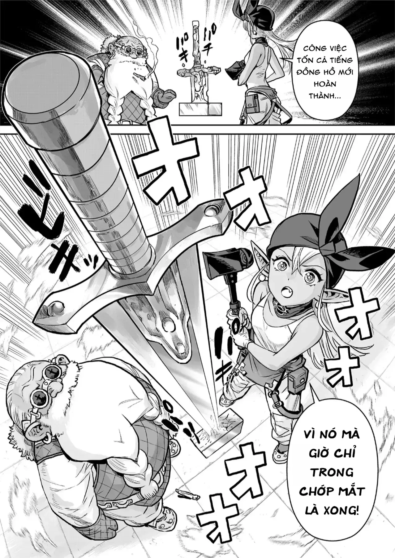 Abandoned ~Tsuyosugite Buki Ga Kowareru Yuusha To Buki Shokunin No Elf~ Chapter 1 - Trang 9