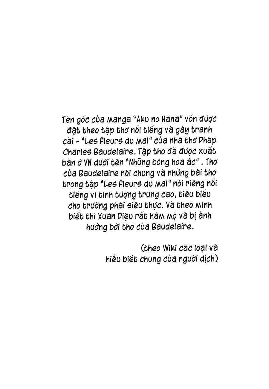 Aku No Hana – Những Bông Hoa Ác Chapter 1 - Trang 3