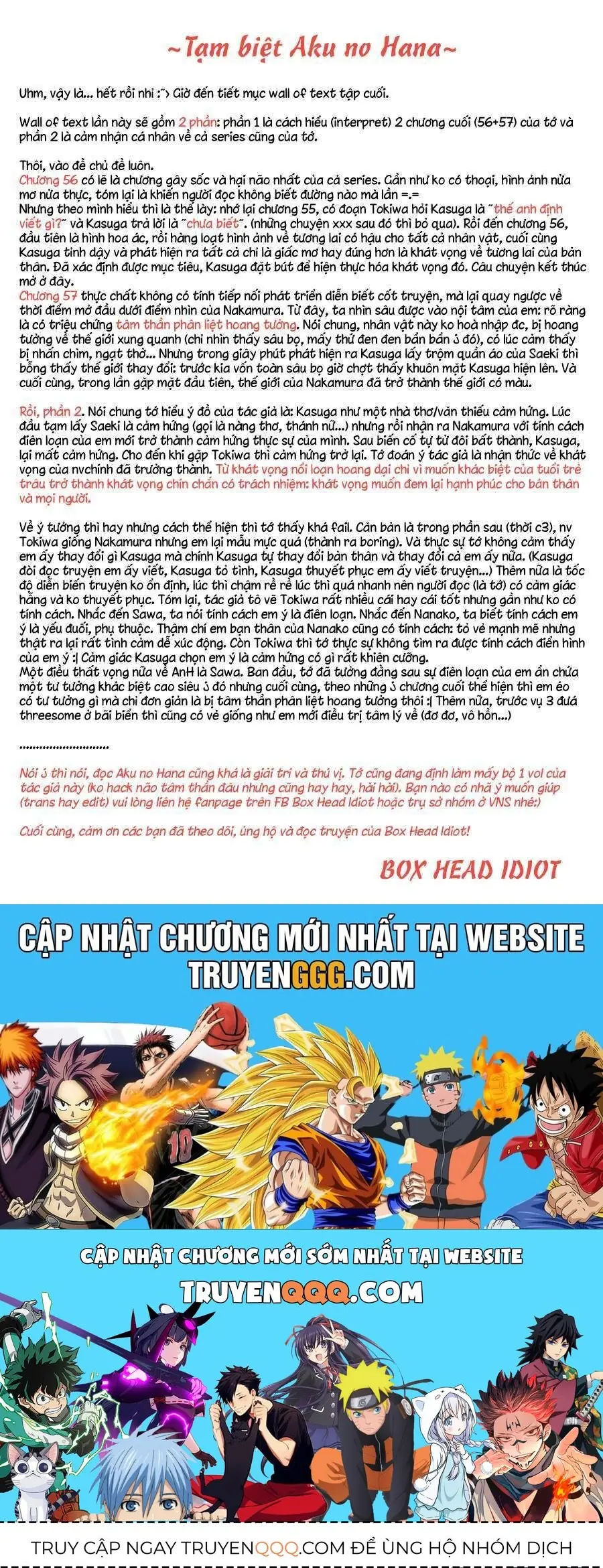 Aku No Hana – Những Bông Hoa Ác Chapter 57 - Trang 38