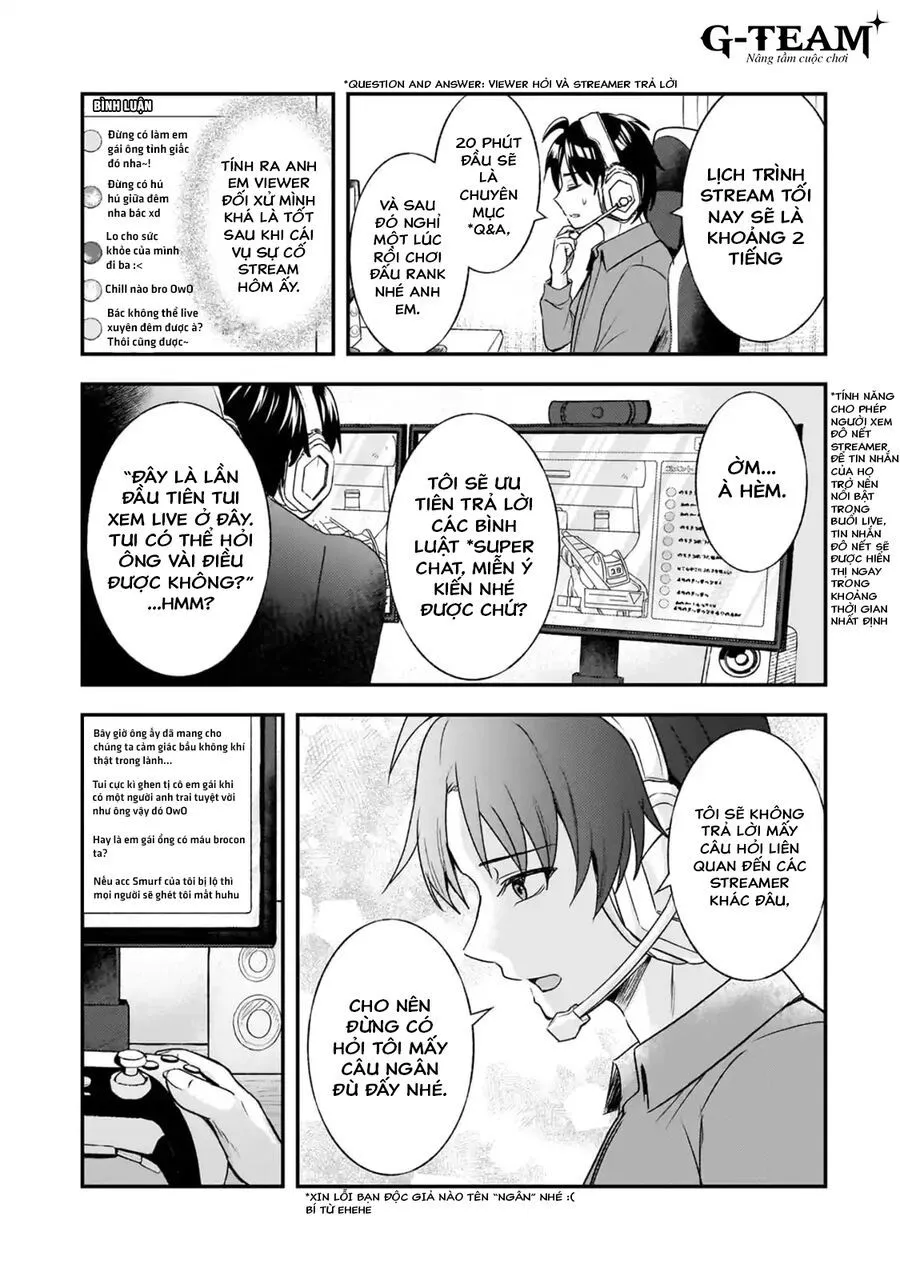 Aorikei Game Haishinsha (20-Sai), Haishin No Kiri Wasure Ni Yori Ii Hito Bare Suru. Chapter 6.2 - Trang 4