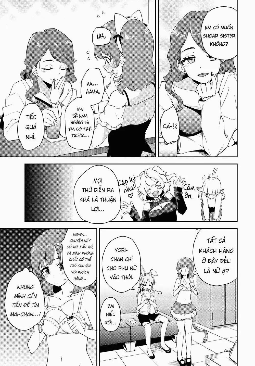 Asumi-Chan Is Interested In Lesbian Brothels! Chapter 3 - Trang 12