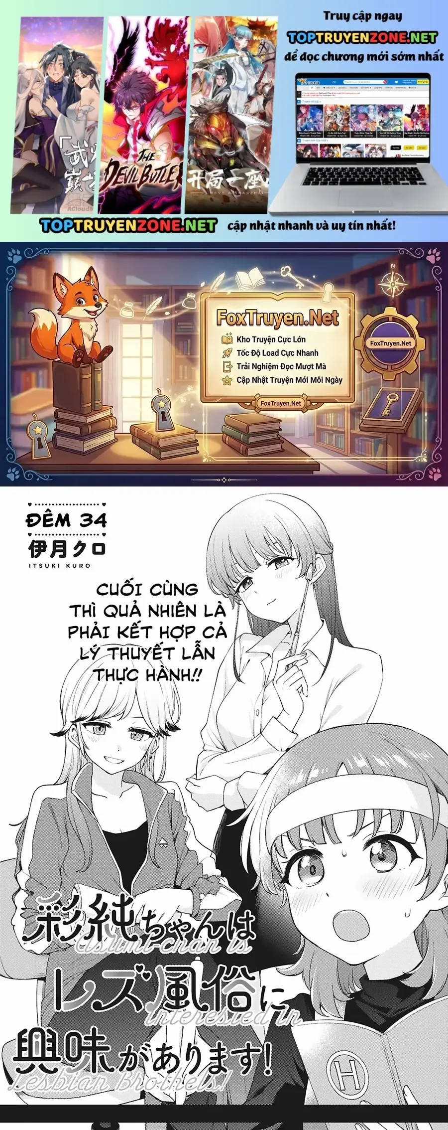 Asumi-Chan Is Interested In Lesbian Brothels! Chapter 34 - Trang 3