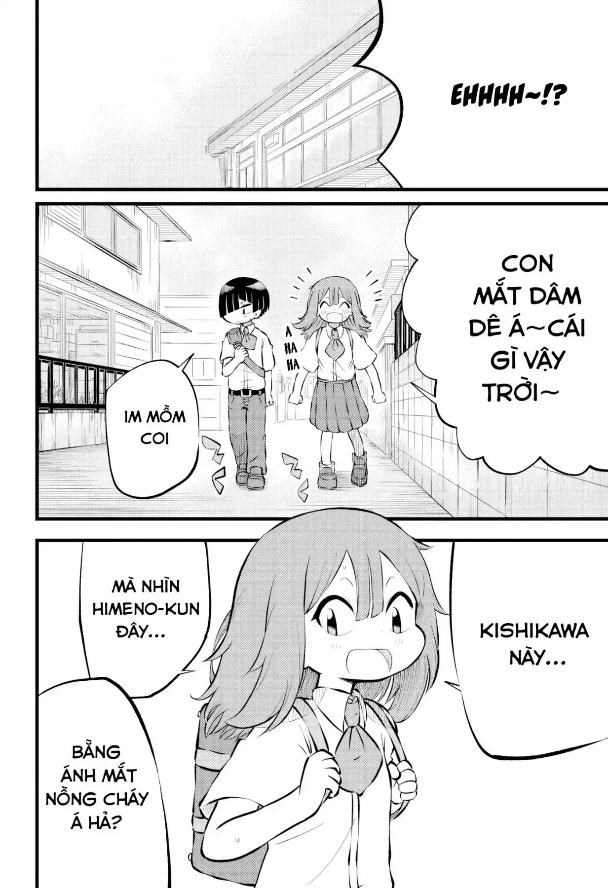 Bà Đang Nhìn Tôi Đấy À Kishikawa? Chapter 1 - Trang 4