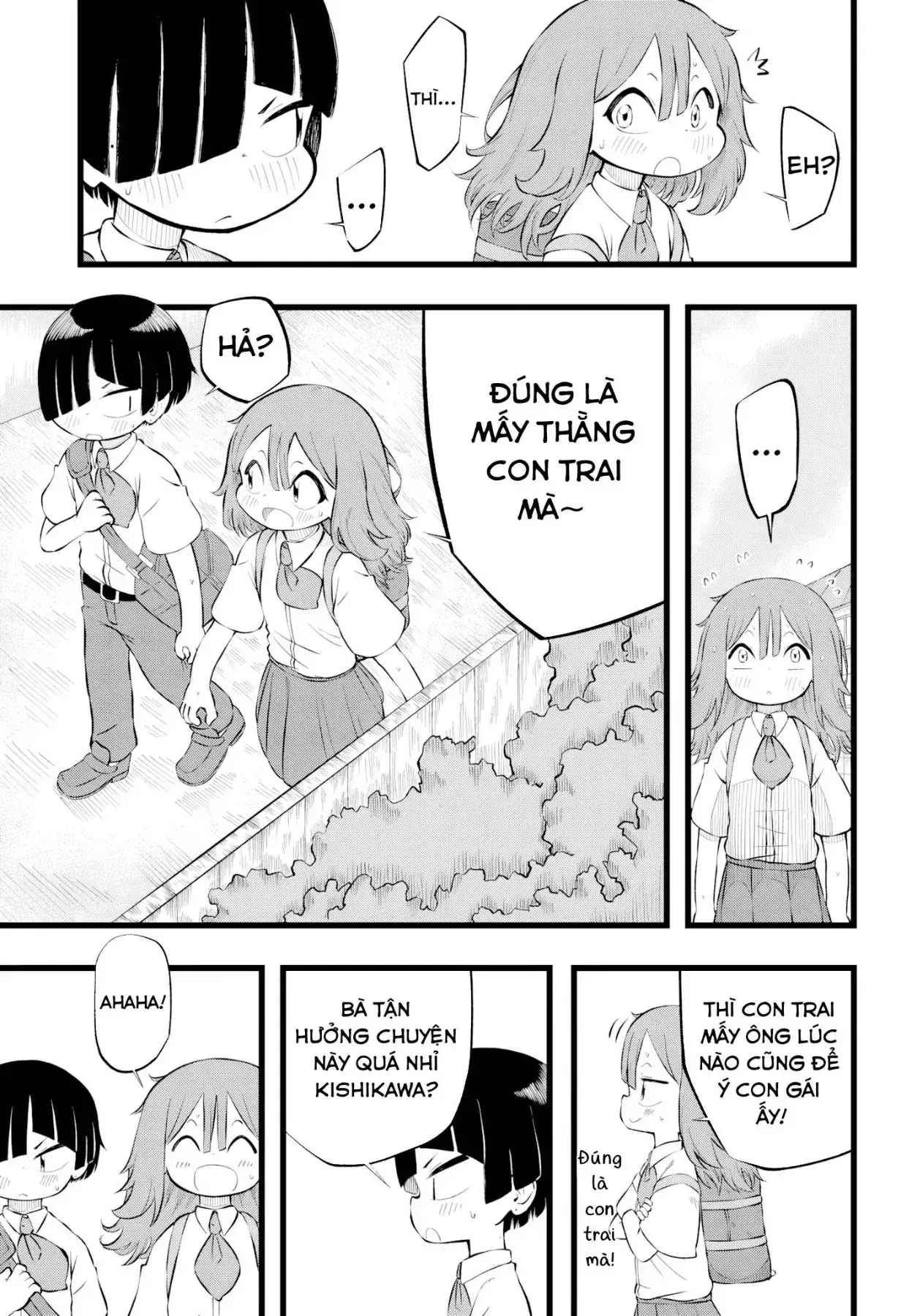 Bà Đang Nhìn Tôi Đấy À Kishikawa? Chapter 1 - Trang 7