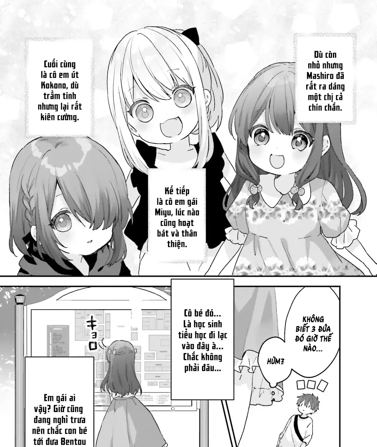 Ba Mỹ Nữ Mà Ai Cũng Đồn Trong Trường, Hóa Ra Là Những Cô Em Gái Thất Lạc Của Mình Sao. Chapter 1 - Trang 15
