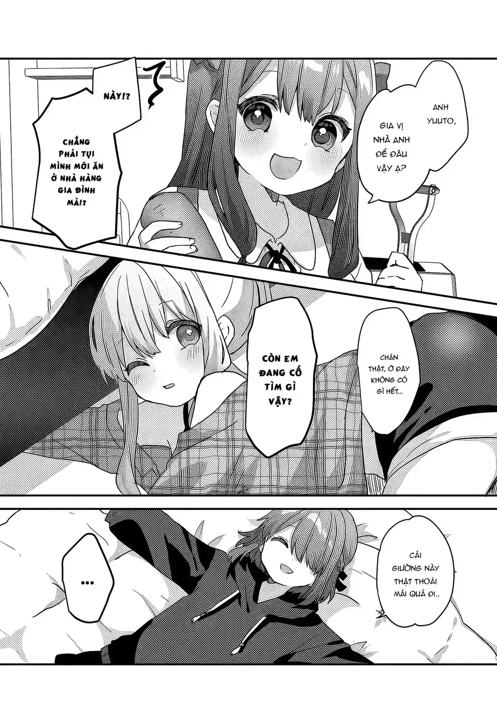 Ba Mỹ Nữ Mà Ai Cũng Đồn Trong Trường, Hóa Ra Là Những Cô Em Gái Thất Lạc Của Mình Sao. Chapter 2 - Trang 15