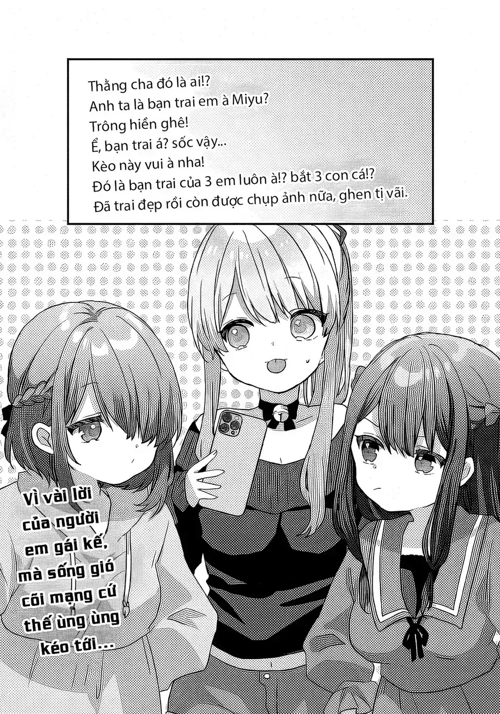 Ba Mỹ Nữ Mà Ai Cũng Đồn Trong Trường, Hóa Ra Là Những Cô Em Gái Thất Lạc Của Mình Sao. Chapter 2 - Trang 29