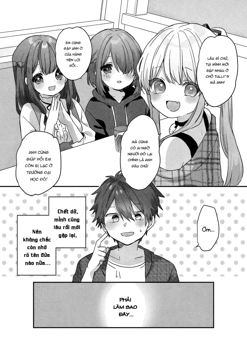 Ba Mỹ Nữ Mà Ai Cũng Đồn Trong Trường, Hóa Ra Là Những Cô Em Gái Thất Lạc Của Mình Sao. Chapter 2 - Trang 7