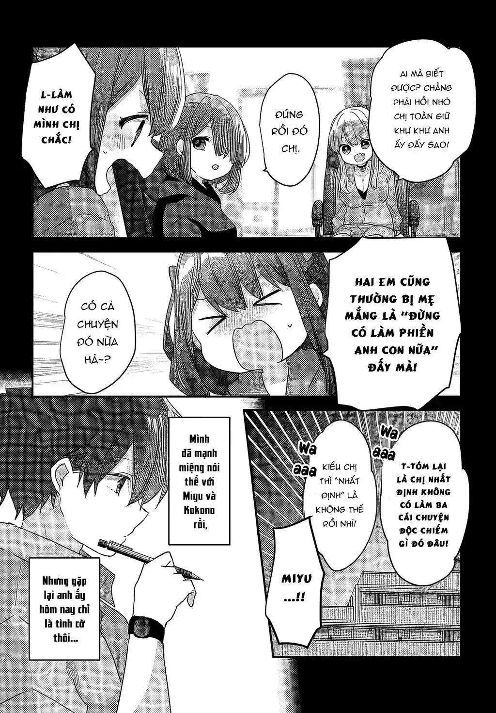 Ba Mỹ Nữ Mà Ai Cũng Đồn Trong Trường, Hóa Ra Là Những Cô Em Gái Thất Lạc Của Mình Sao. Chapter 3 - Trang 18