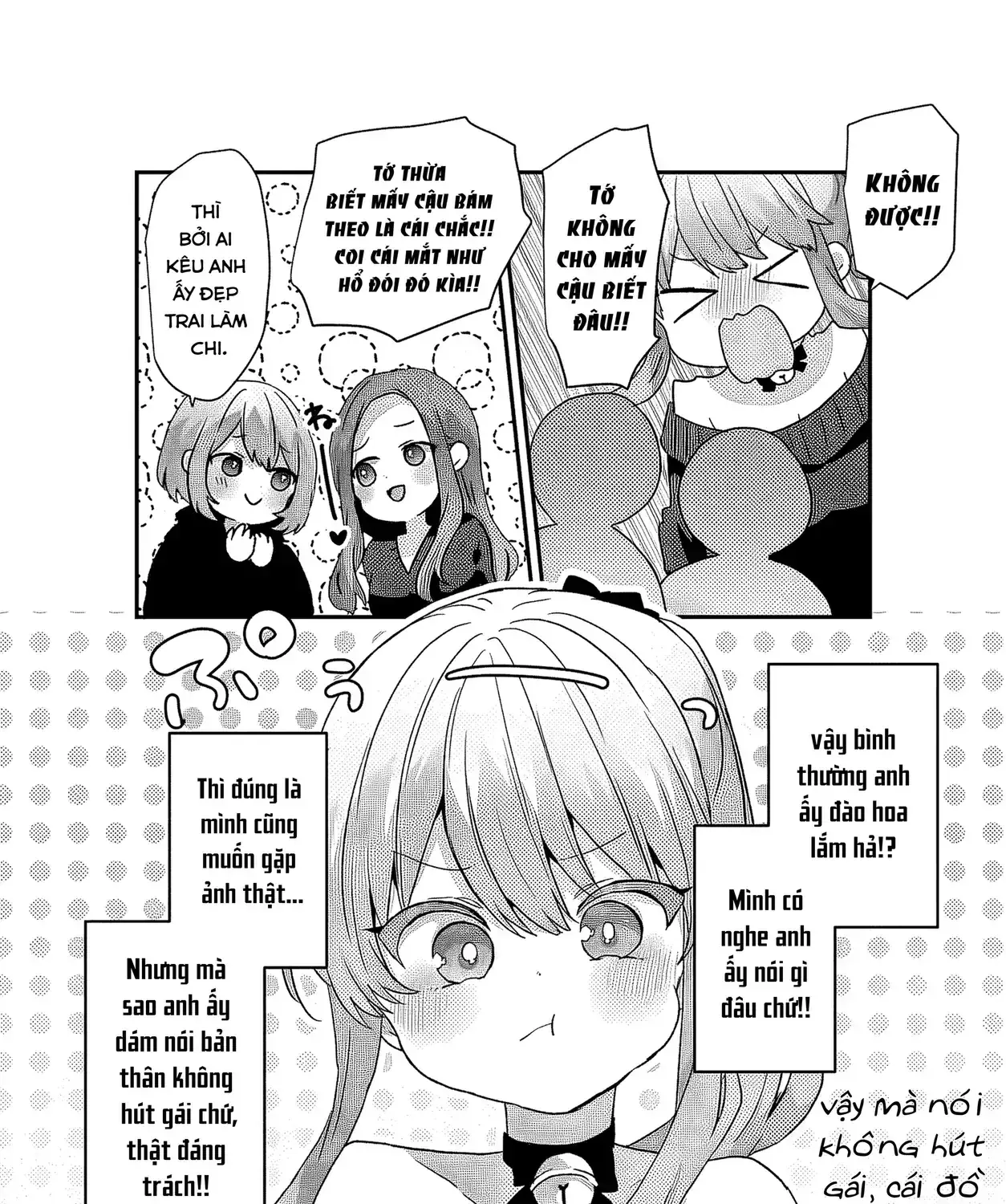 Ba Mỹ Nữ Mà Ai Cũng Đồn Trong Trường, Hóa Ra Là Những Cô Em Gái Thất Lạc Của Mình Sao. Chapter 4 - Trang 48