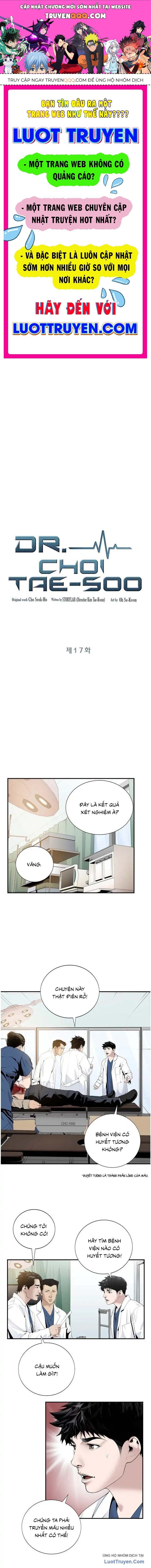 Bác Sĩ Choi Tae-Soo Chapter 17 - Trang 1