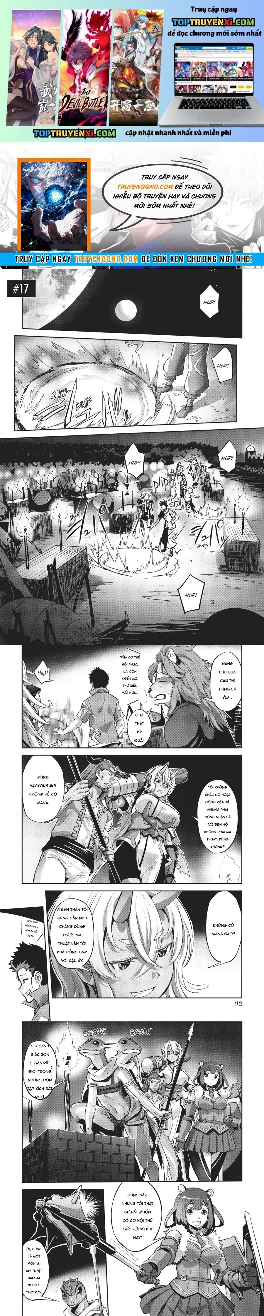 Bậc Thầy Sinh Tồn Được Triệu Hồi Sang Dị Giới Chapter 17 - Trang 3