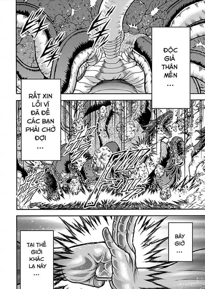 Baki Gaiden: Retsu Kaiou Wa Isekai Tensei Shitemo Ikkamawankou Ni Chapter 14 - Trang 14