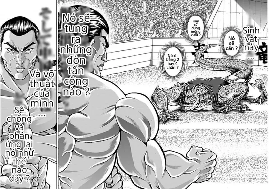 Baki Gaiden: Retsu Kaiou Wa Isekai Tensei Shitemo Ikkamawankou Ni Chapter 3 - Trang 17