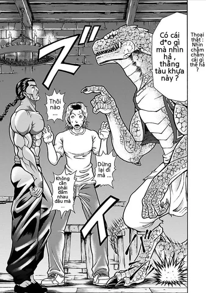 Baki Gaiden: Retsu Kaiou Wa Isekai Tensei Shitemo Ikkamawankou Ni Chapter 3 - Trang 21