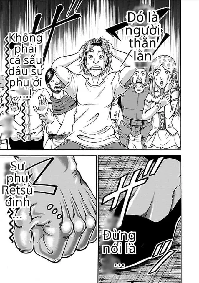 Baki Gaiden: Retsu Kaiou Wa Isekai Tensei Shitemo Ikkamawankou Ni Chapter 3 - Trang 22