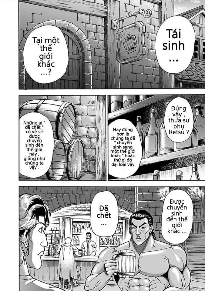 Baki Gaiden: Retsu Kaiou Wa Isekai Tensei Shitemo Ikkamawankou Ni Chapter 3 - Trang 3