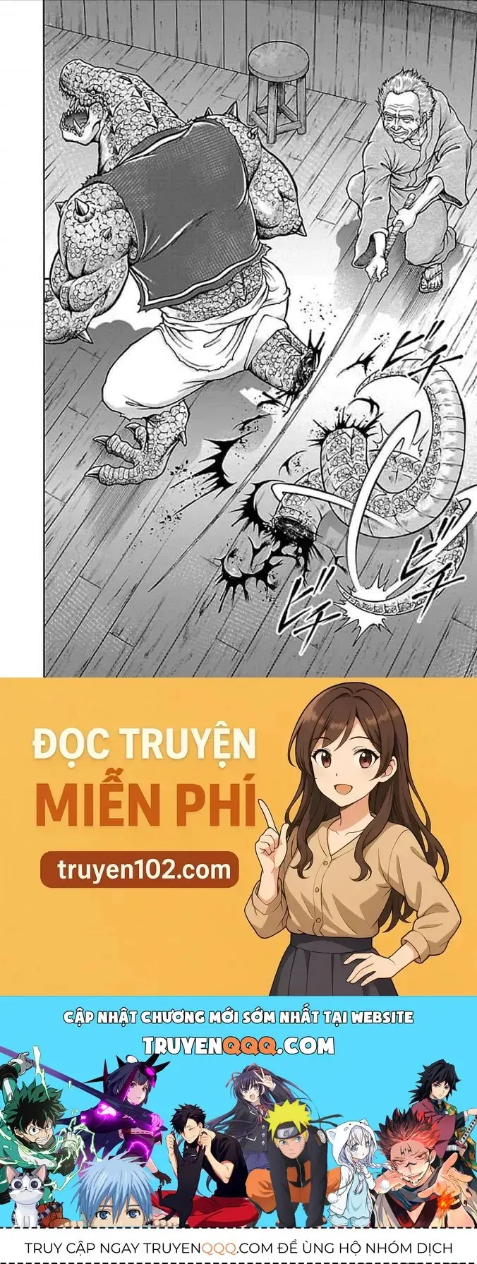 Baki Gaiden: Retsu Kaiou Wa Isekai Tensei Shitemo Ikkamawankou Ni Chapter 4 - Trang 22