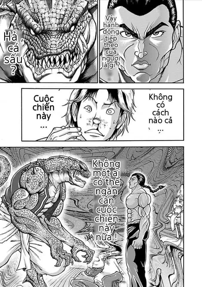 Baki Gaiden: Retsu Kaiou Wa Isekai Tensei Shitemo Ikkamawankou Ni Chapter 4 - Trang 9