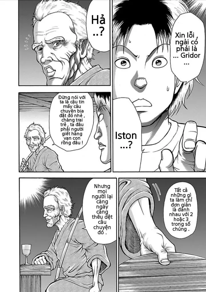 Baki Gaiden: Retsu Kaiou Wa Isekai Tensei Shitemo Ikkamawankou Ni Chapter 5 - Trang 10