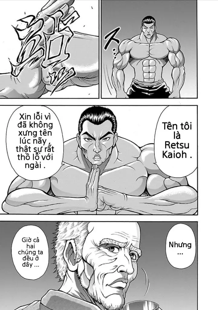 Baki Gaiden: Retsu Kaiou Wa Isekai Tensei Shitemo Ikkamawankou Ni Chapter 5 - Trang 15