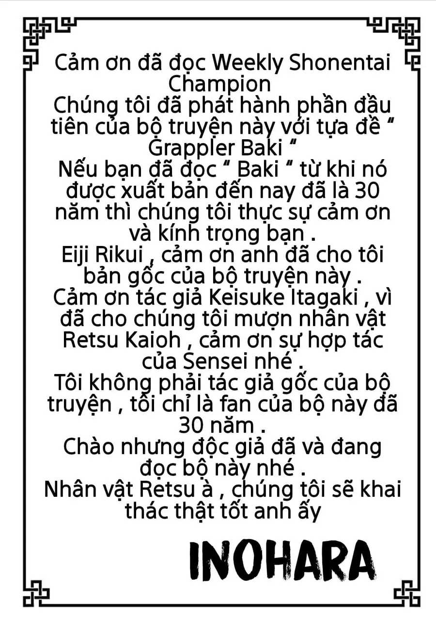 Baki Gaiden: Retsu Kaiou Wa Isekai Tensei Shitemo Ikkamawankou Ni Chapter 8 - Trang 24