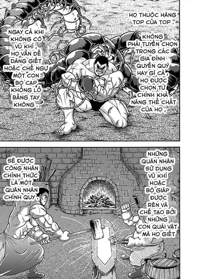 Baki Gaiden: Retsu Kaiou Wa Isekai Tensei Shitemo Ikkamawankou Ni Chapter 9 - Trang 19