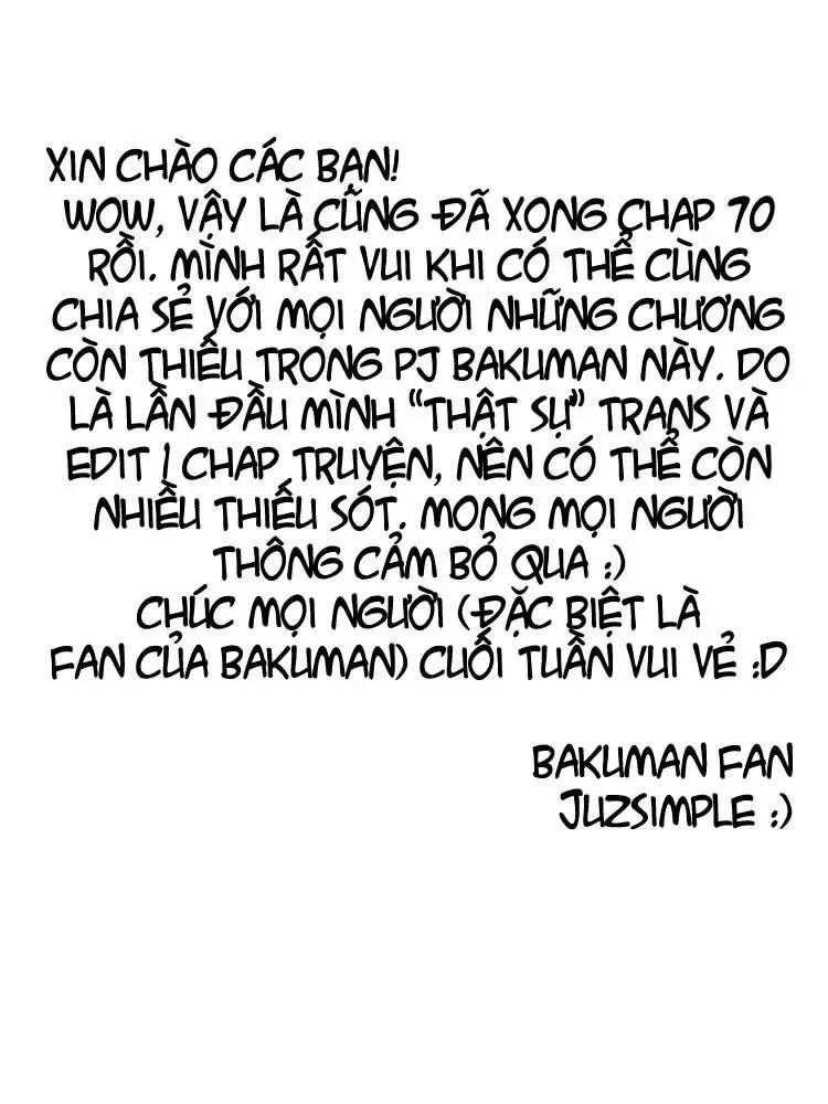 Bakuman Chapter 70 - Trang 3