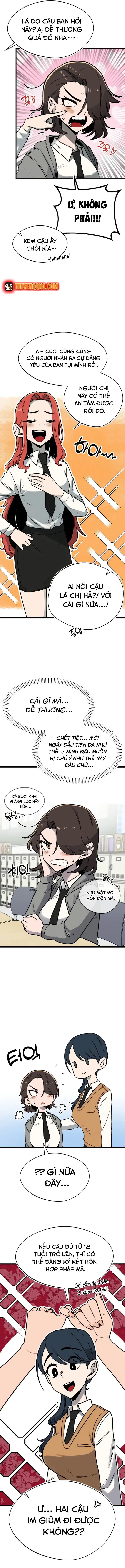 Bạn Cùng Lớp Có Ánh Mắt Dữ Dằn Chapter 2 - Trang 6