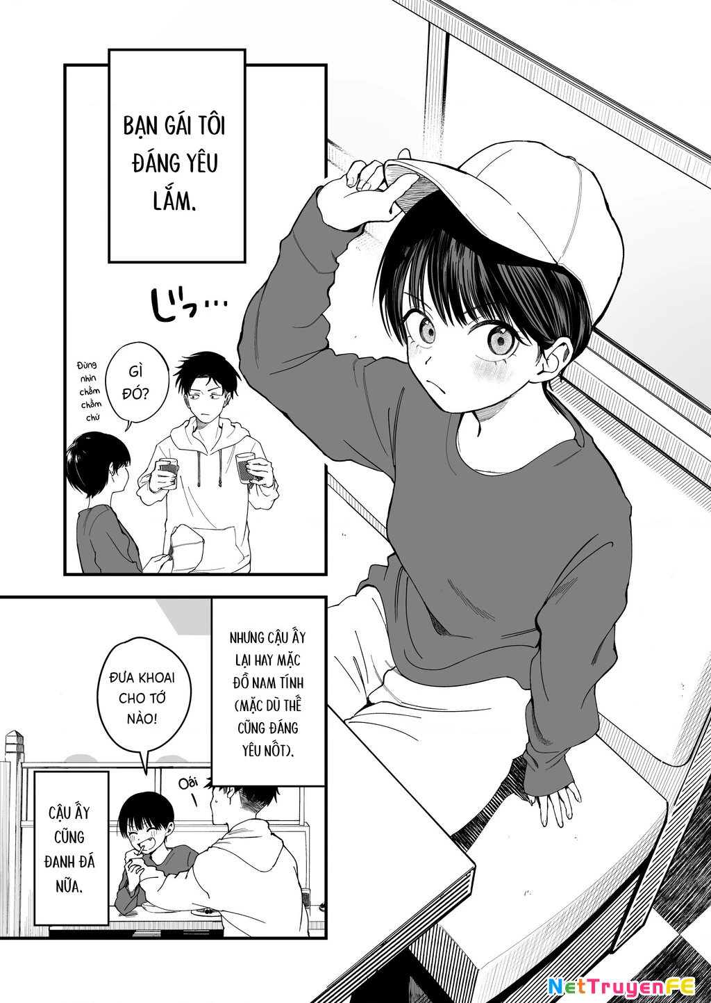 Bạn gái tomboy học khác trường Chapter 1 - Trang 3