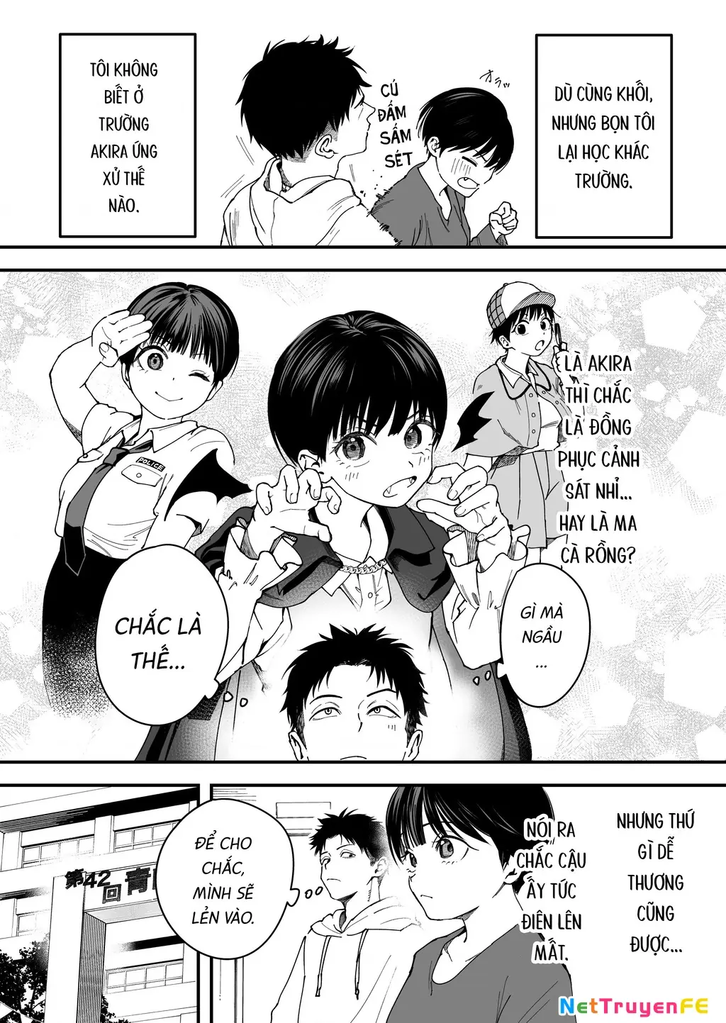 Bạn gái tomboy học khác trường Chapter 1 - Trang 5