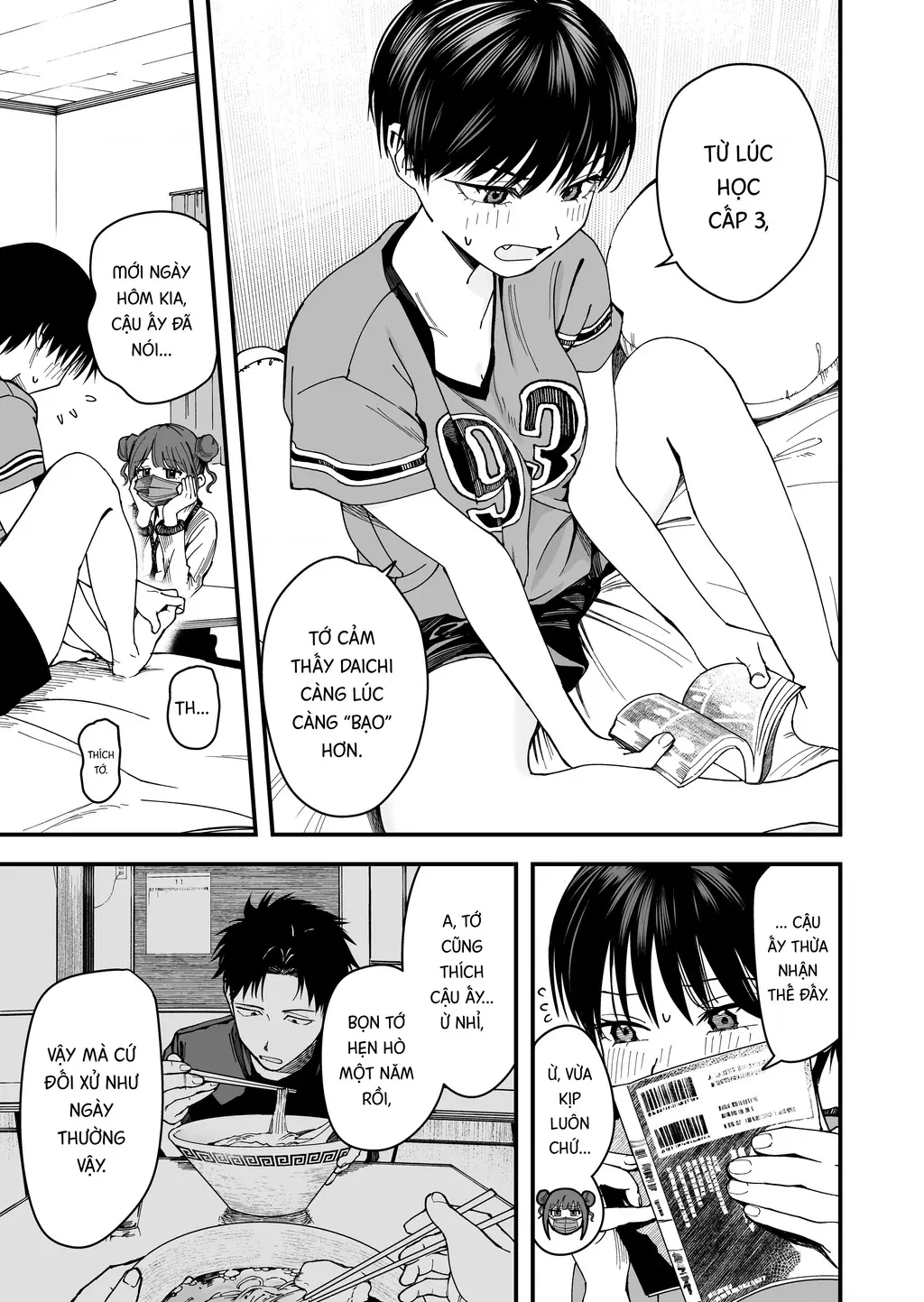 Bạn gái tomboy học khác trường Chapter 10 - Trang 2