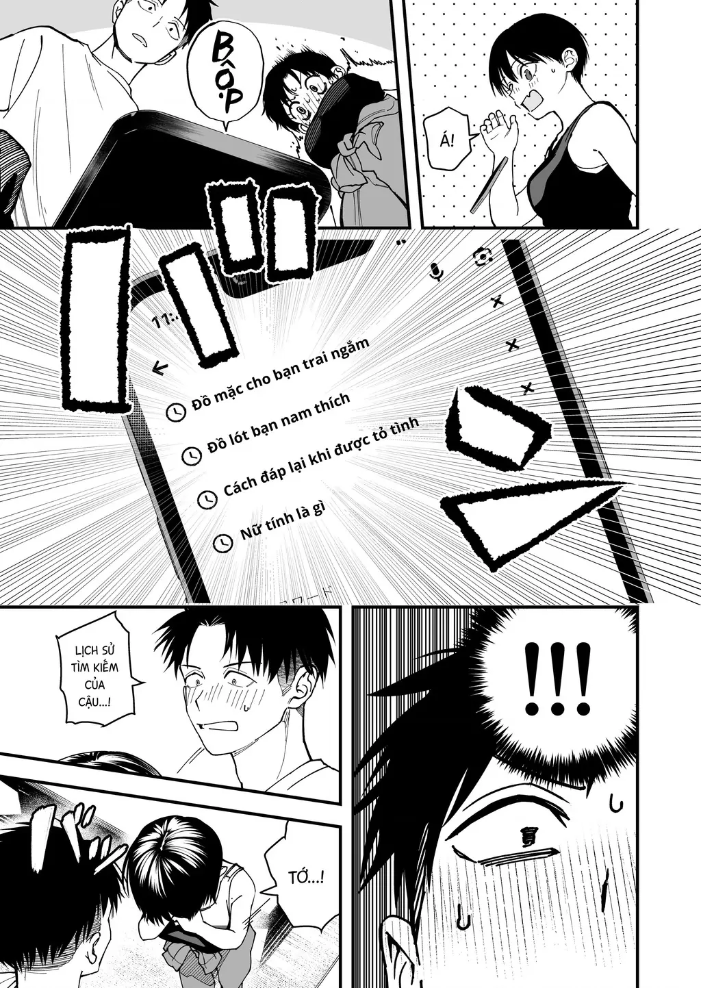 Bạn gái tomboy học khác trường Chapter 11 - Trang 8