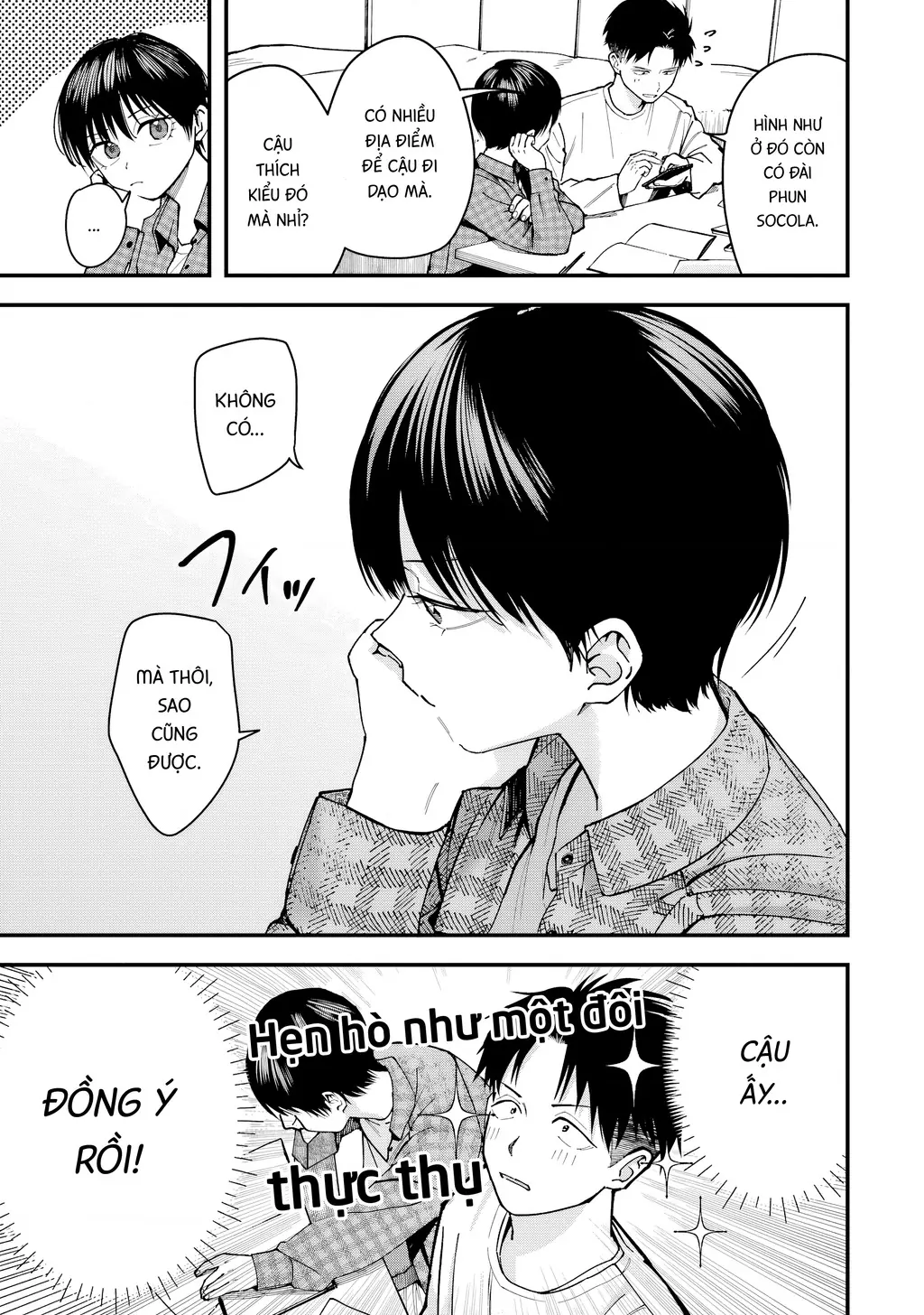 Bạn gái tomboy học khác trường Chapter 12 - Trang 4