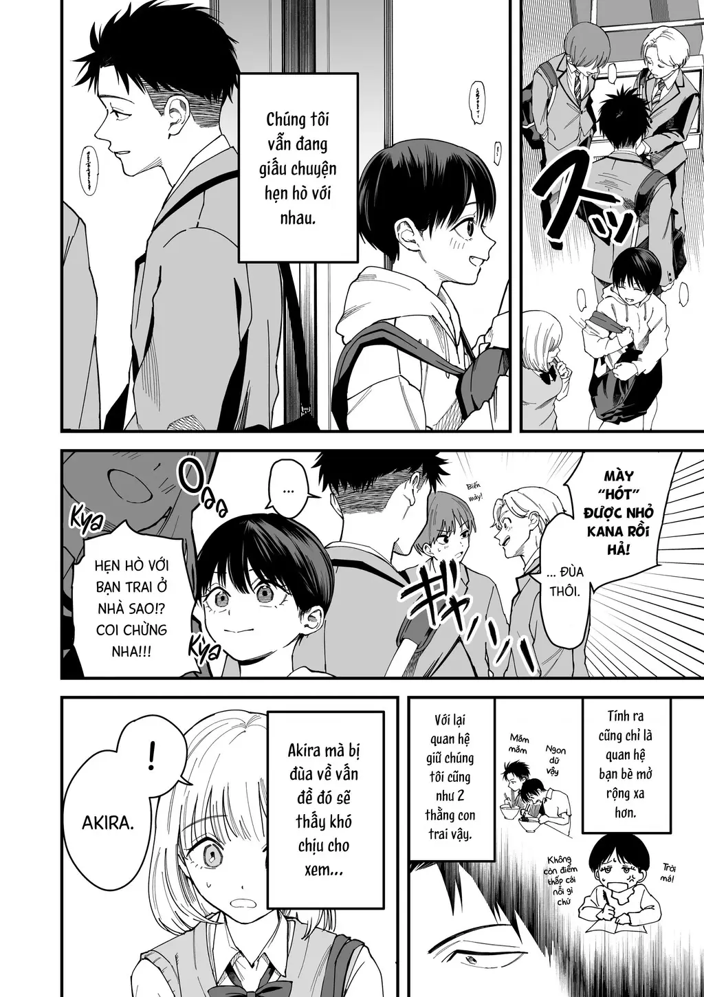 Bạn gái tomboy học khác trường Chapter 4 - Trang 4