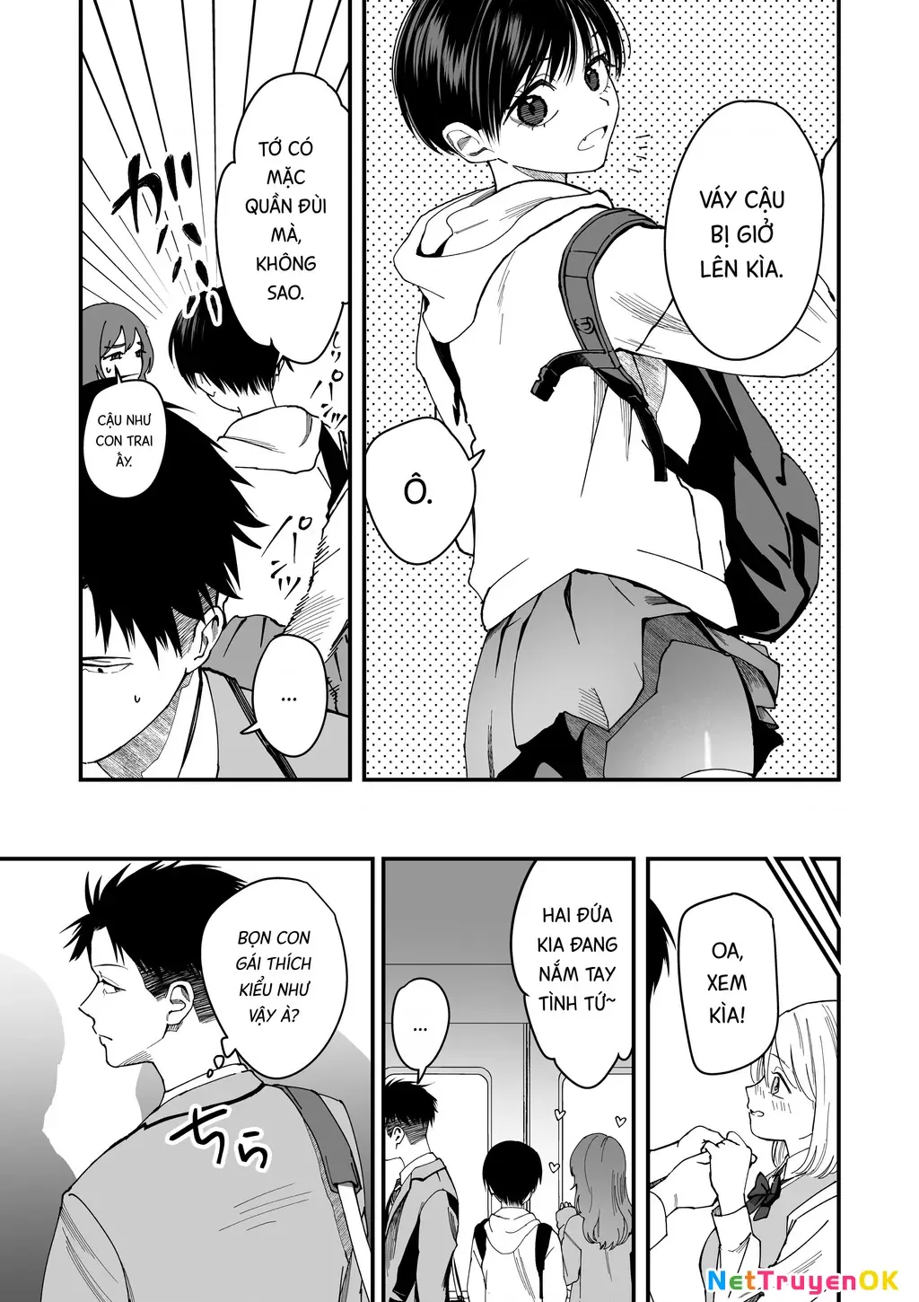 Bạn gái tomboy học khác trường Chapter 4 - Trang 5