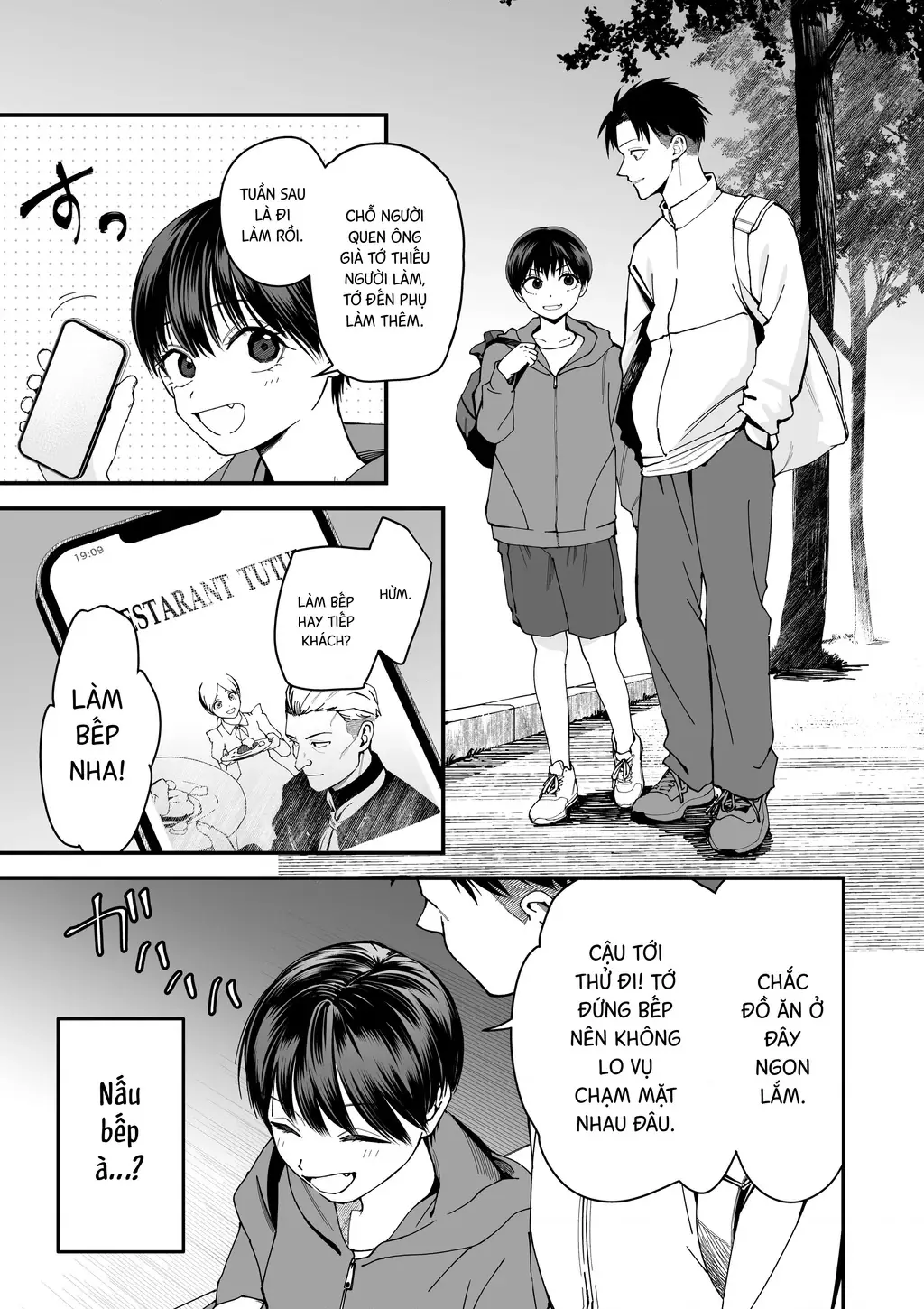 Bạn gái tomboy học khác trường Chapter 6 - Trang 3