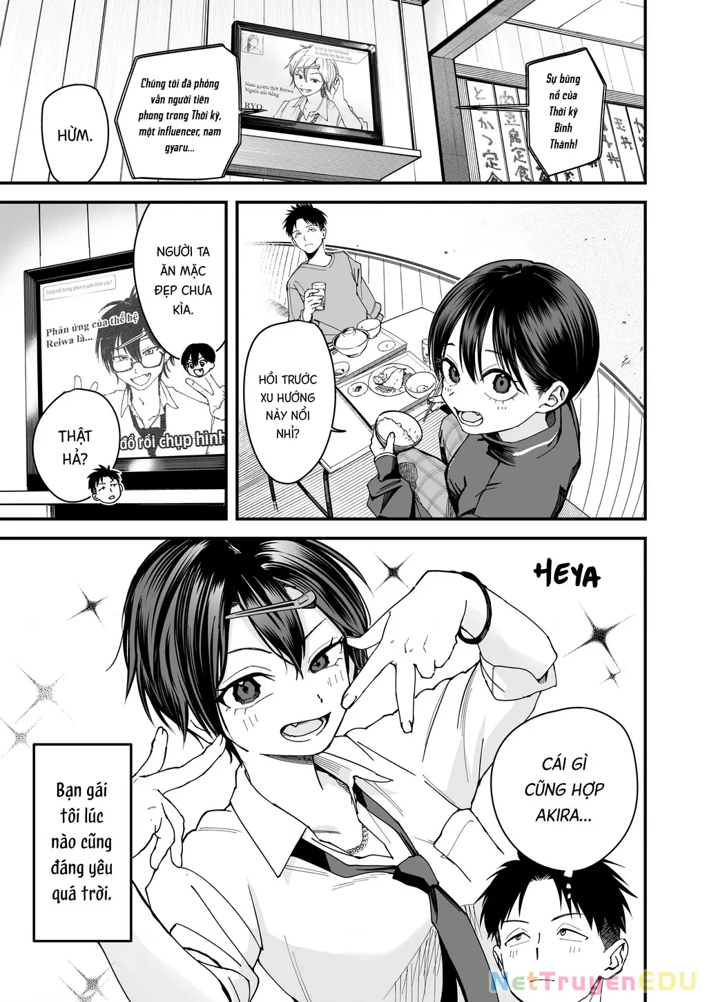 Bạn gái tomboy học khác trường Chapter 7 - Trang 3