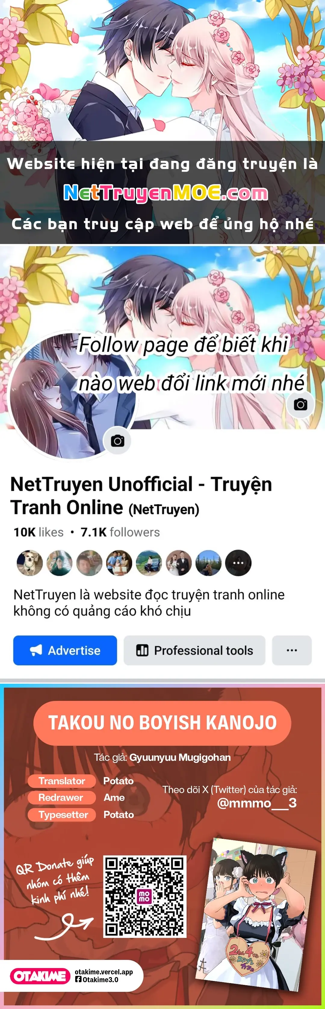 Bạn gái tomboy học khác trường Chapter 8 - Trang 2