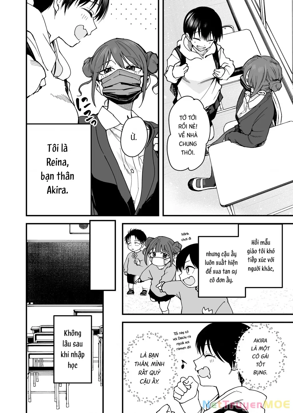 Bạn gái tomboy học khác trường Chapter 8 - Trang 4