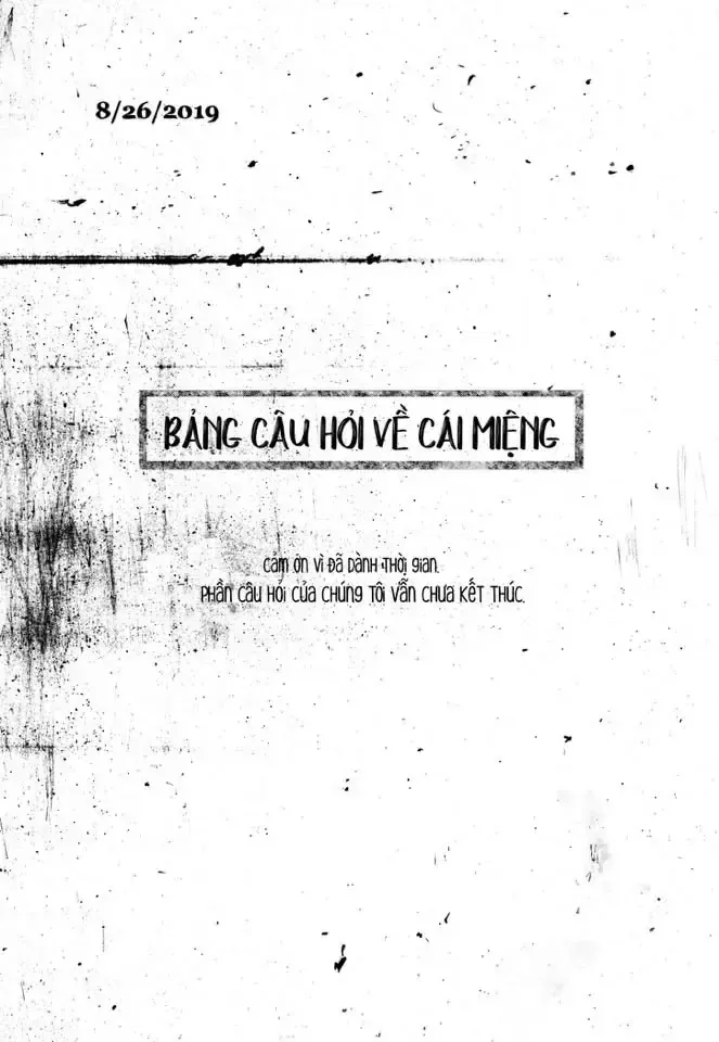 Bảng Câu Hỏi Về Cái Miệng Chapter 2 - Trang 23