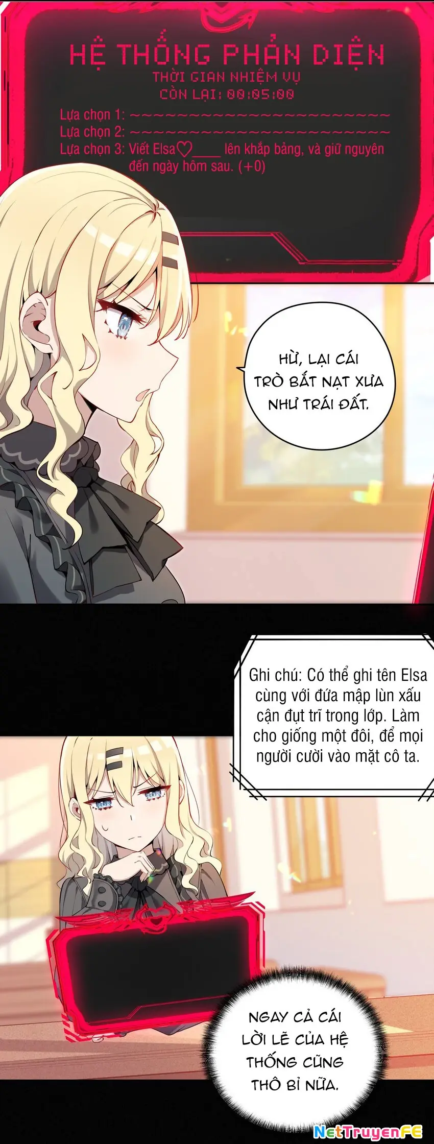 Bắt nạt mình đi mà, nữ phản diện ơi! Chapter 3 - Trang 9