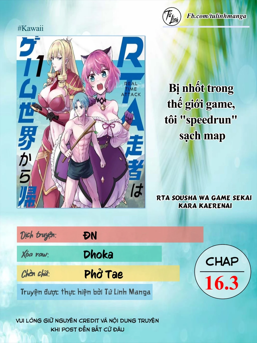 Bị nhốt trong thế giới game, tôi "speedrun" sạch map Chapter 16.3 - Trang 3