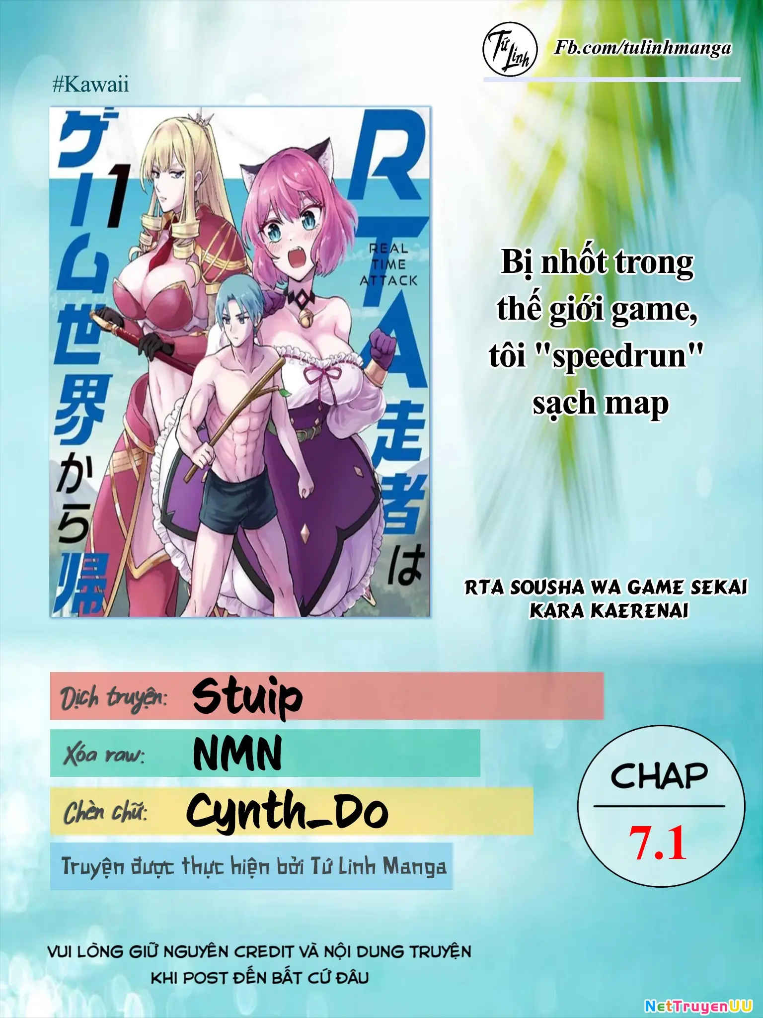 Bị nhốt trong thế giới game, tôi "speedrun" sạch map Chapter 7.1 - Trang 3