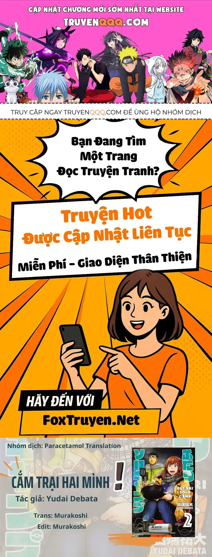 Cắm Trại 2 Mình! Chapter 7 - Trang 2